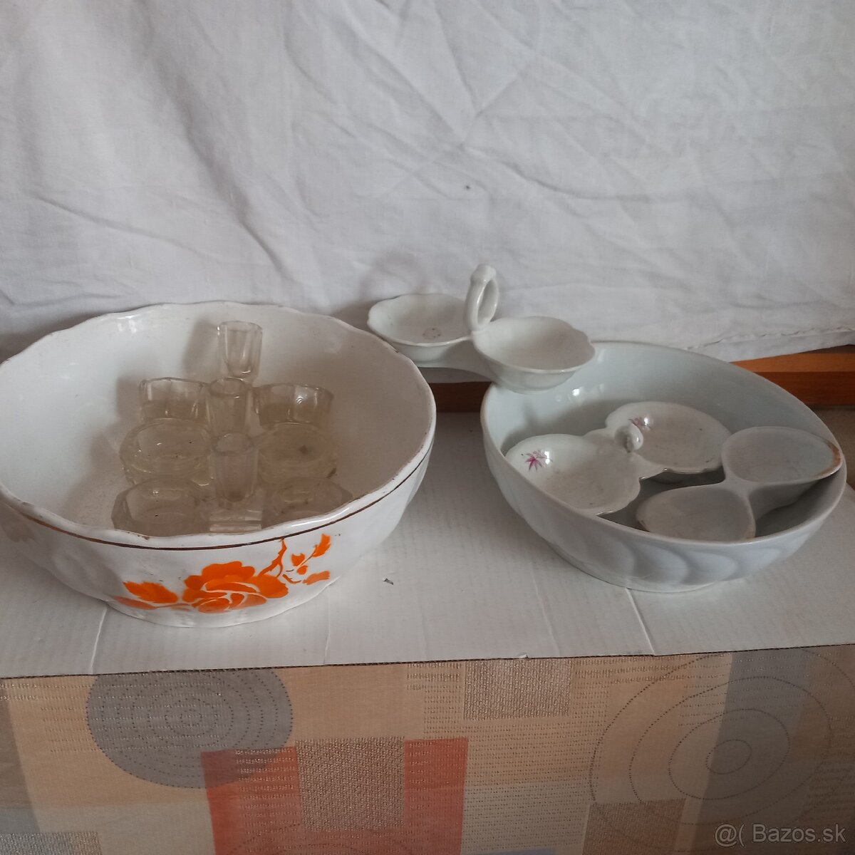 Staré fľaše a iné sklo a keramika - 7