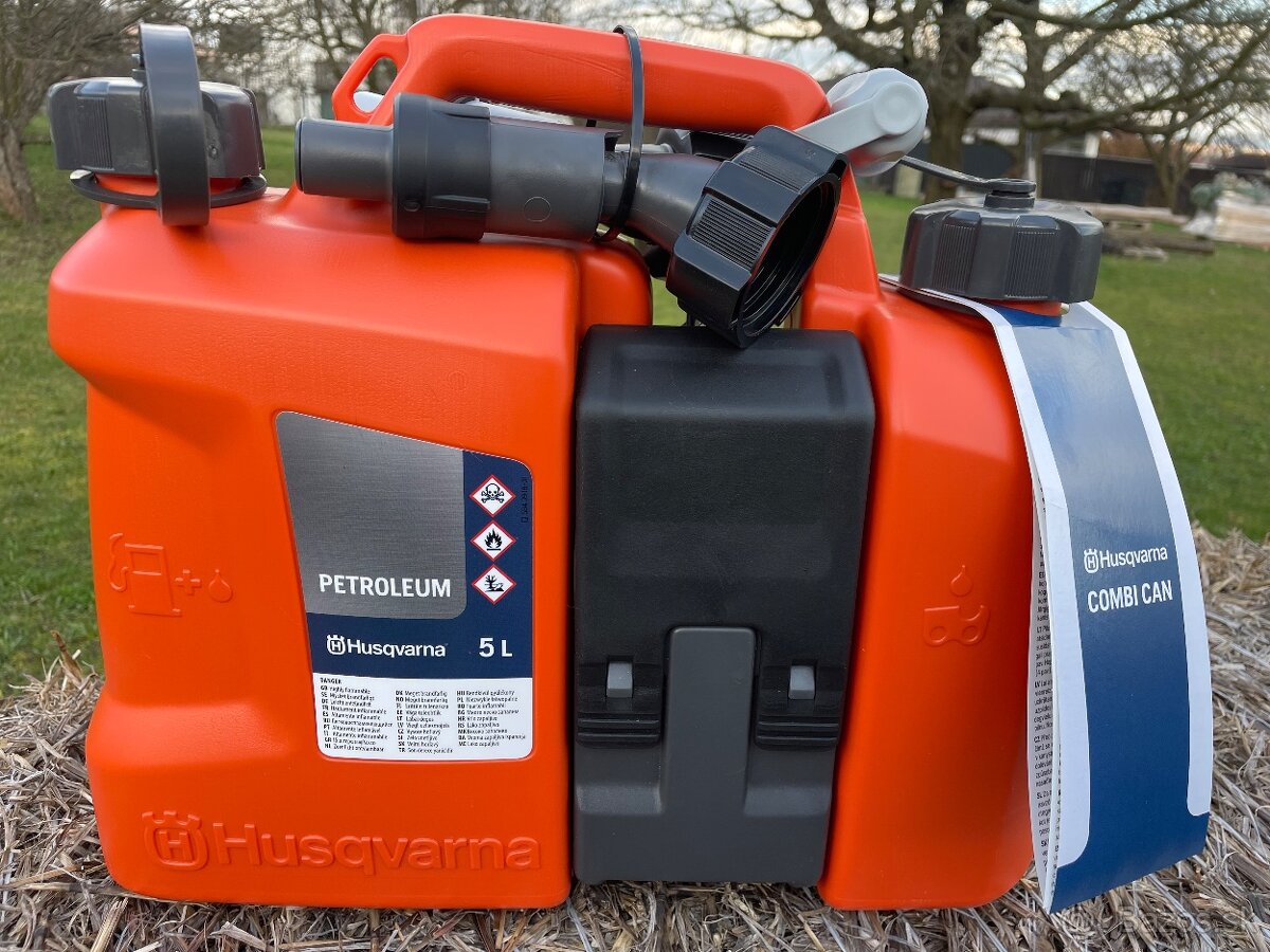 Kombinovaný kanister Husqvarna k motorové pile, nový - 7