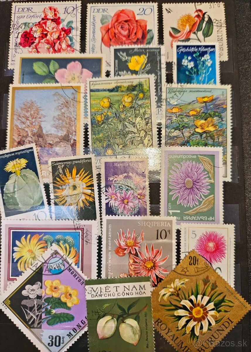 Poštové známky 1 - 7