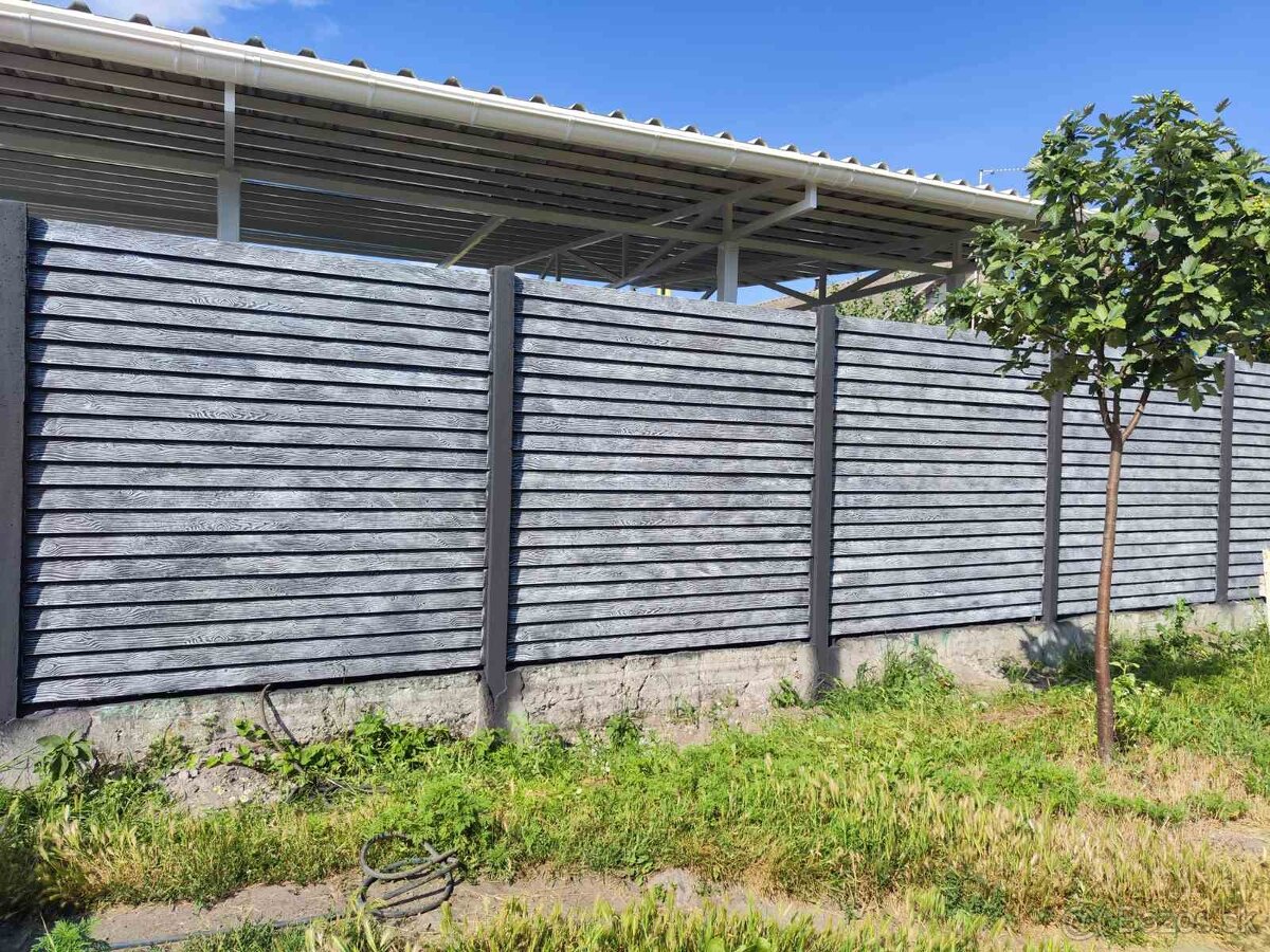 Maľovanie plotu 5€/m² – efekt kameňa - 7