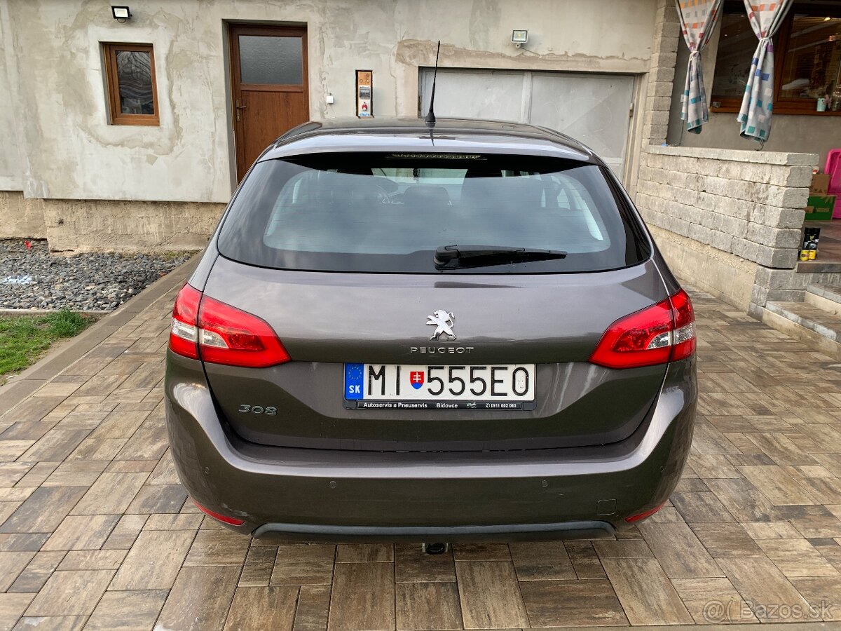 Peugeot 308sw 1.6HDI 85kw manuál 6 - 7