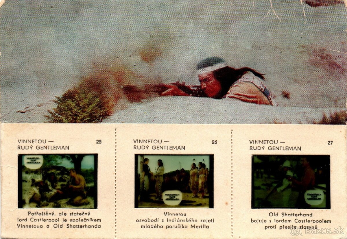 WINNETOU POHLADNICE S DIAPOZITIVMI - 7