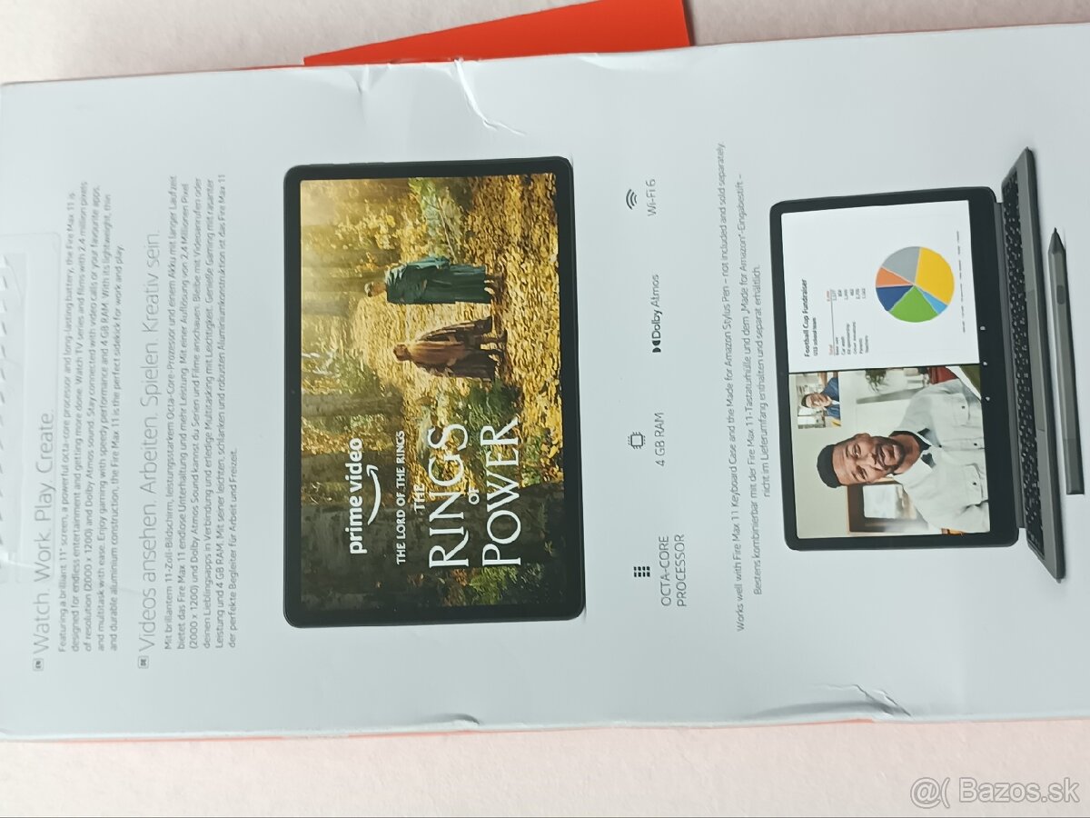 Tablet Amazon fire max 11 64GB 11" 2K display - 7