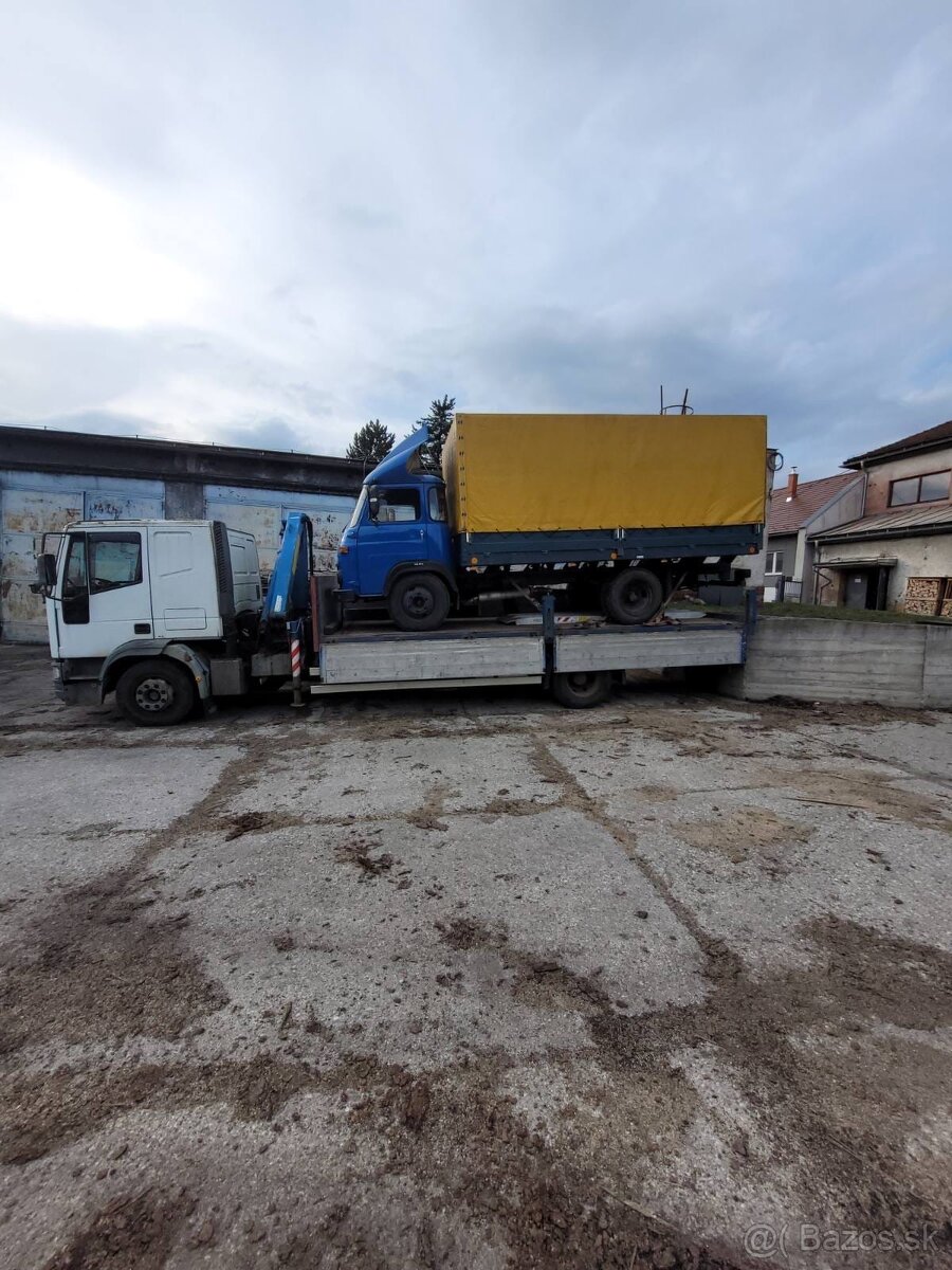 Preprava materiálu autom s hydraulickou rukou (8t, 8m dosah) - 7