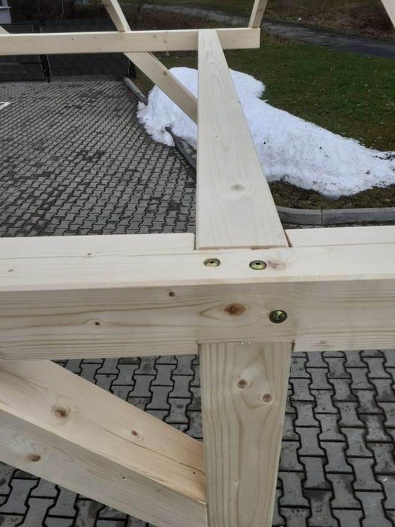 Drevený prístrešok 4,6x3,5 m s dovozom ČR i SR - 7