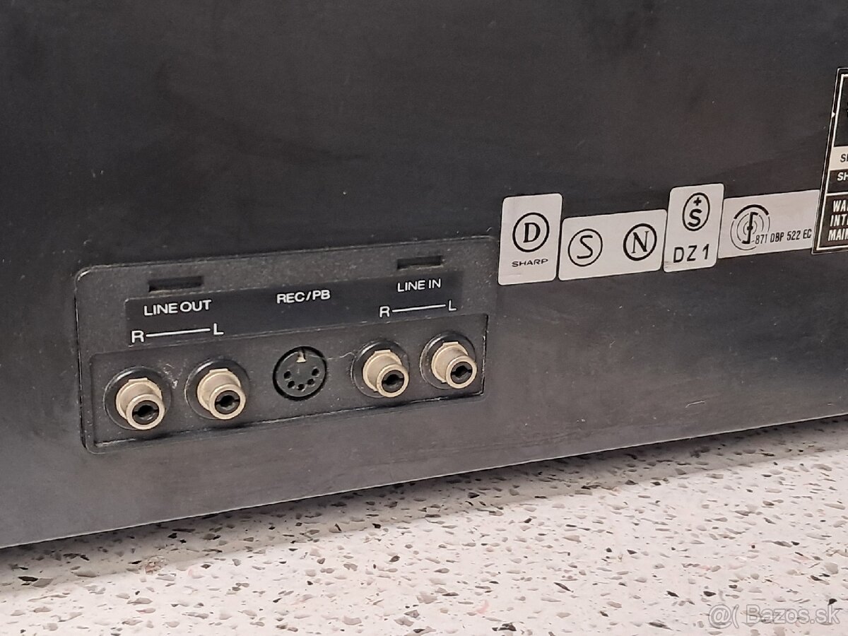 Magnetofon Sharp / Tuner Sharp - 7