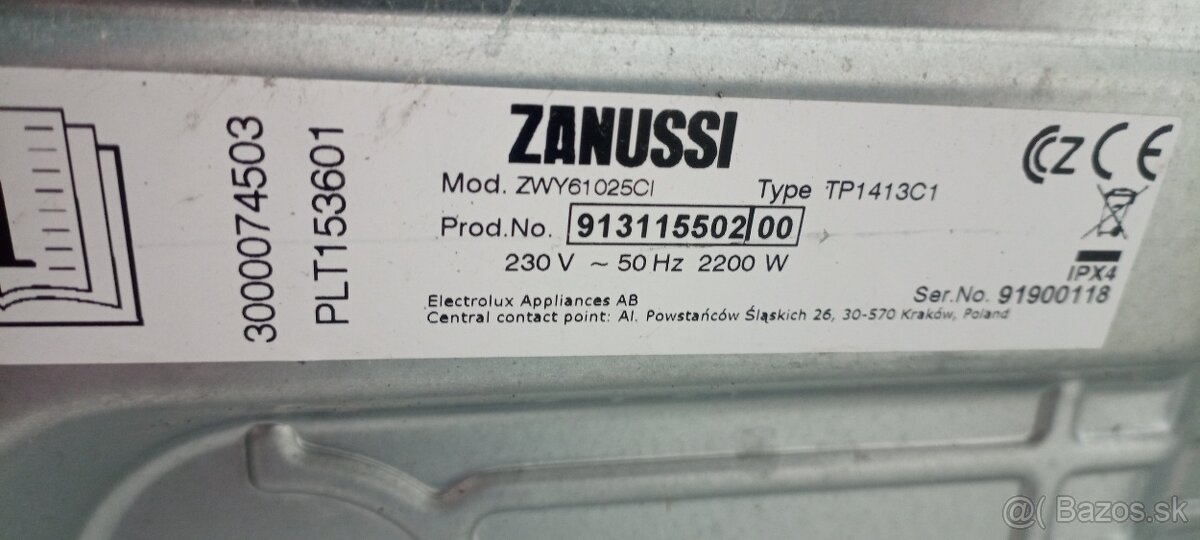Práčka Zanussi - 7