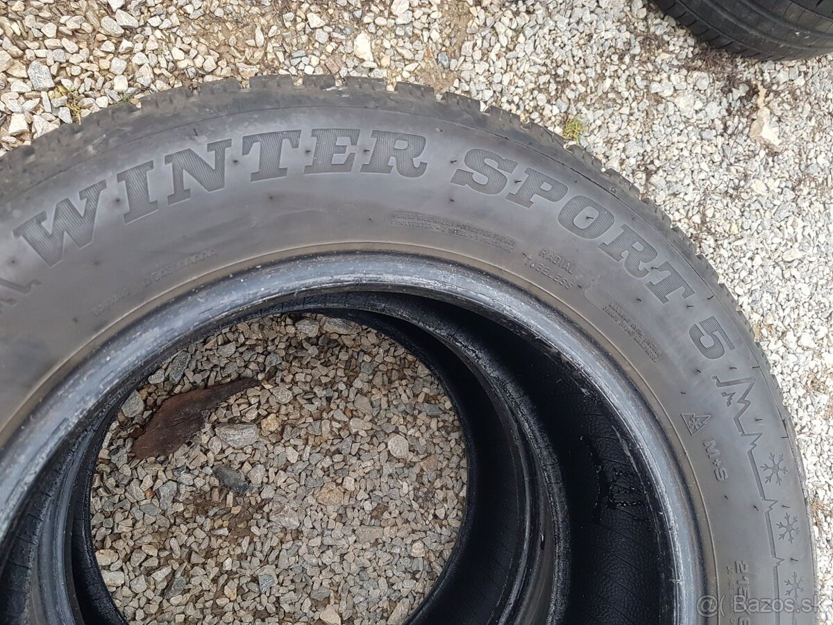 215/60 r16 zimné pneumatiky 2ks Dunlop DOT2020 - 7