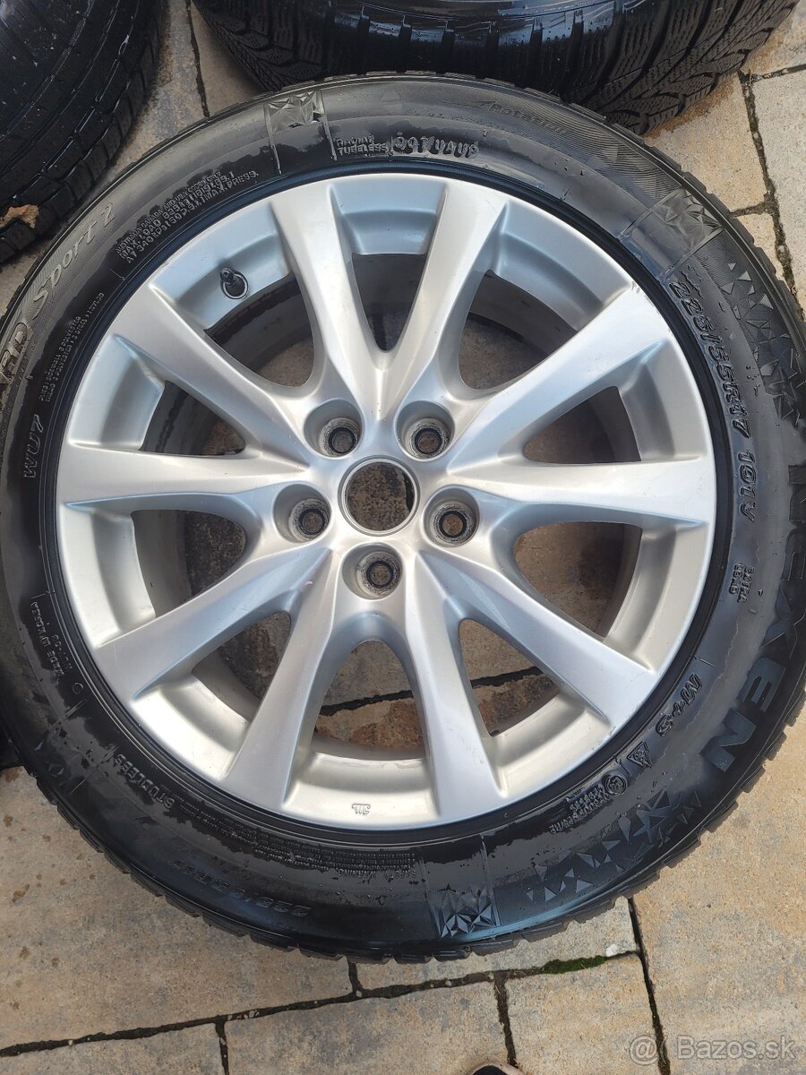 Predám disky so zimnými pneu pre Mazdu - 7