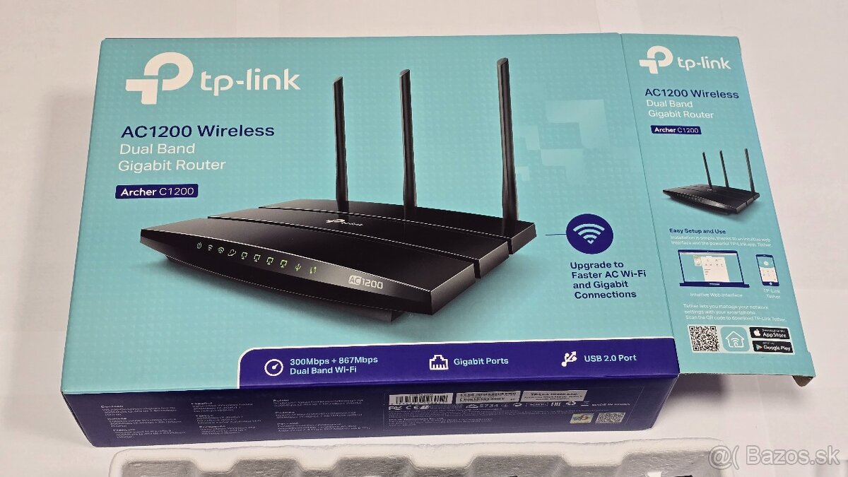 Router TP-Link Archer C1200, 867 Mbps na 5GHz a 2,4Ghz - 7