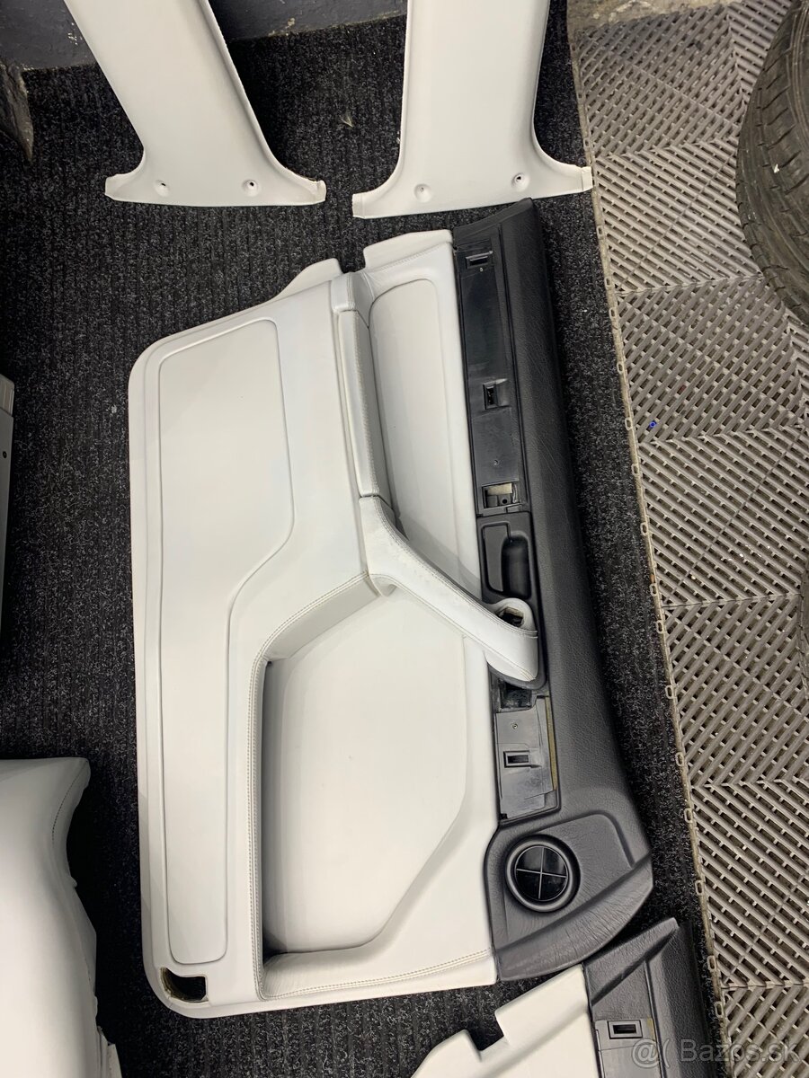 Biely interiér pre bmw e32 long - 7