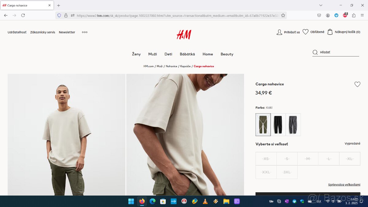 Cargo nohavice HM (Kapsáče) - 7