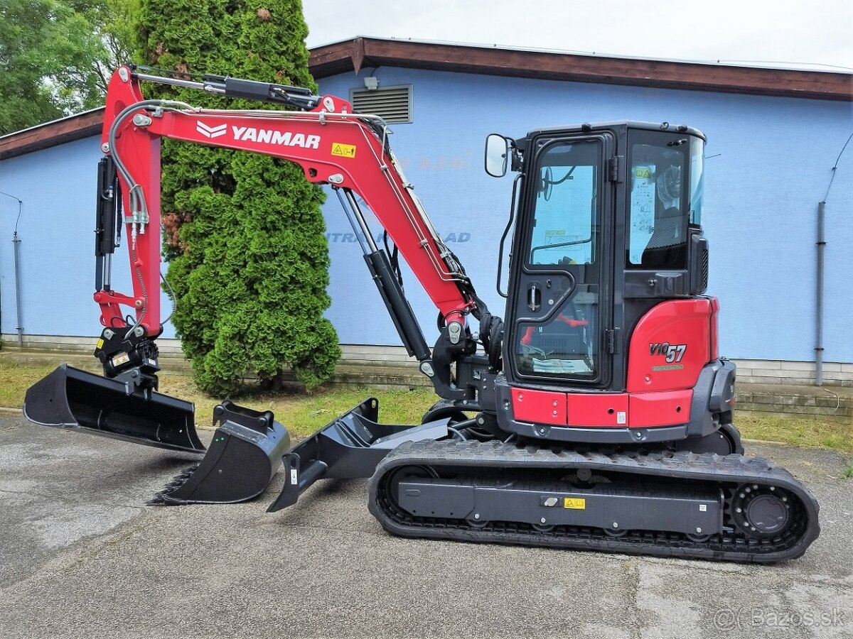 bager Yanmar ViO57-6 rypadlo (5,6ton) + Powertilt hlavica - 7