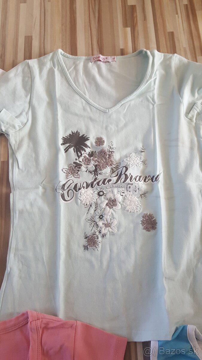 5ks Tričká krátky rukáv veľ.S - 7