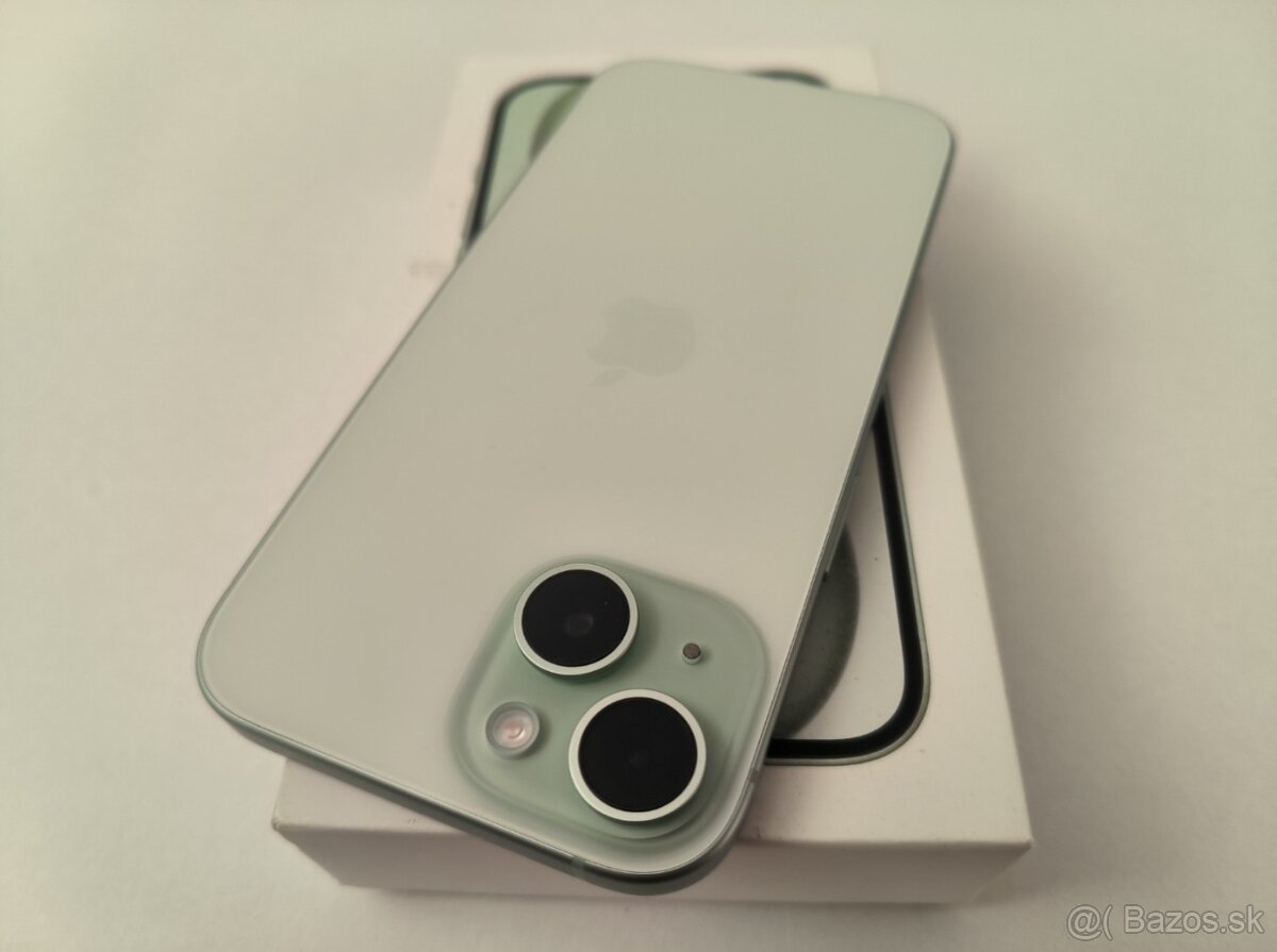 apple iphone 15 128gb Green / Batéria 87% - 7