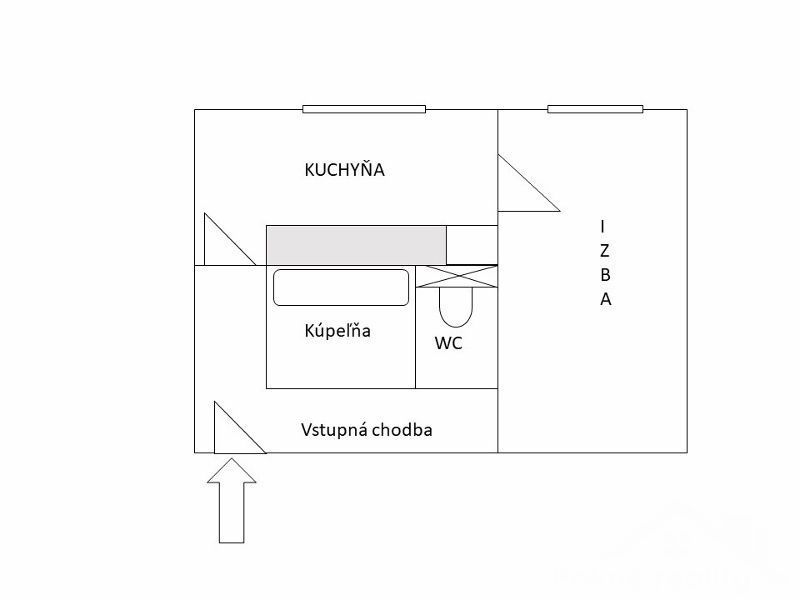 Prenájom 1 izbového zariadeného bytu v Detve - 7