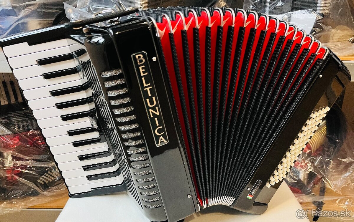Predám nový akordeón BELTUNICA Vivaldi- De Luxe 60 basový- n - 7