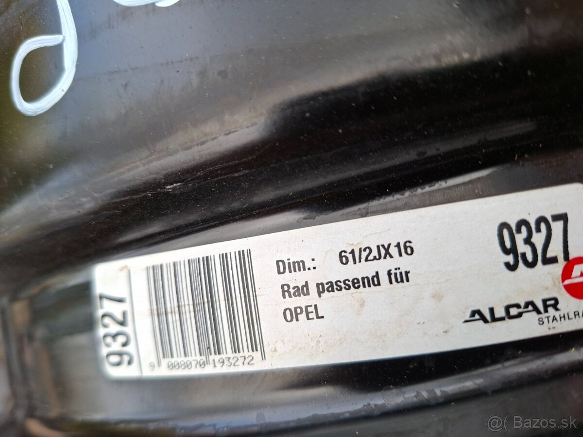 Plechové disky Opel/Chevrolet R16, 5x115 - 7