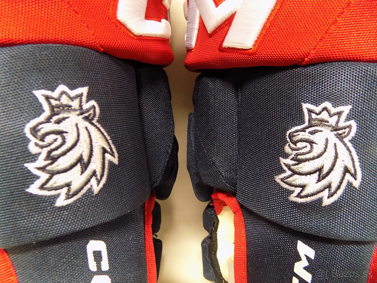 Profi rukavice CCM FT6 PRO (CZECH REPUBLIC) - vel. 14 palců - 7