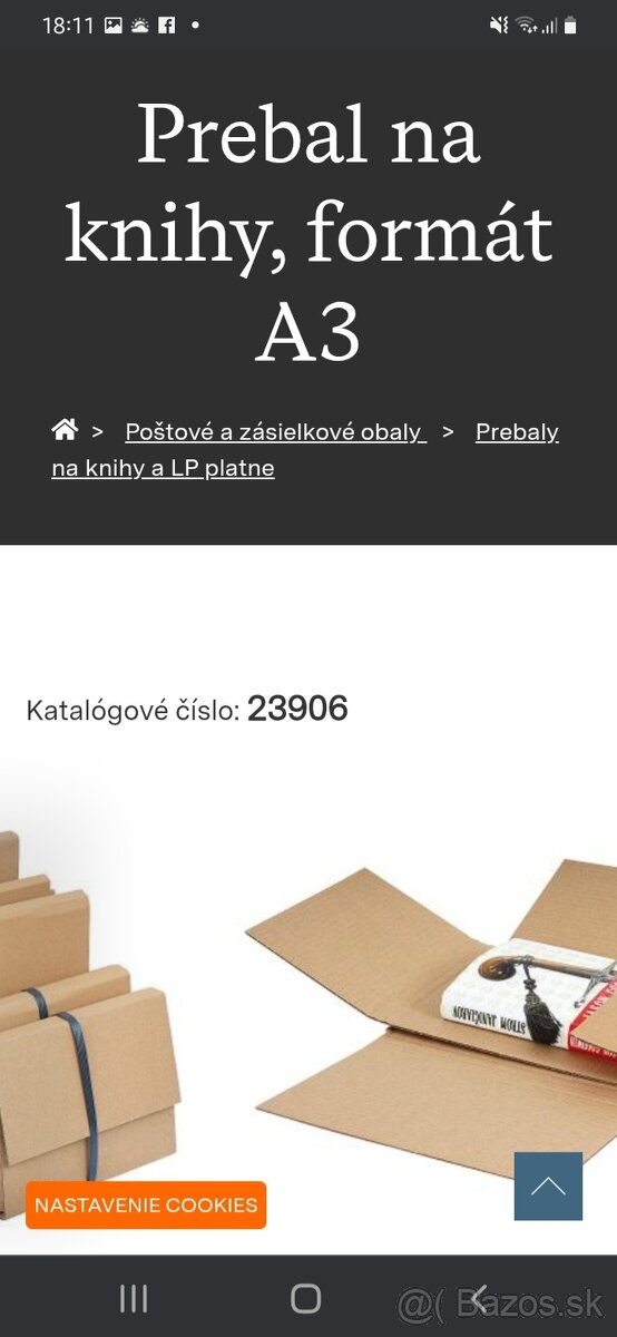 Kartónový obal na knihy A3 - 7