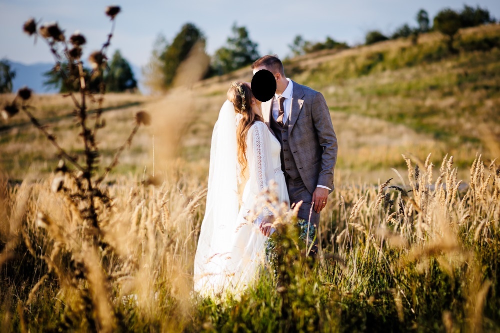 Predám svadobné šaty veľ. S - 166cm/53kg - 7