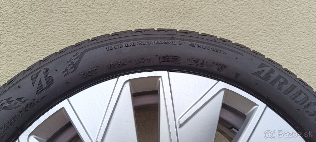 5x100 R17 205/50R17 letná sada - 7