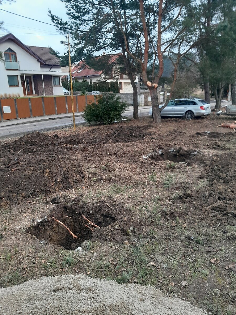 Vykopove prace minibagrom 2t - 7