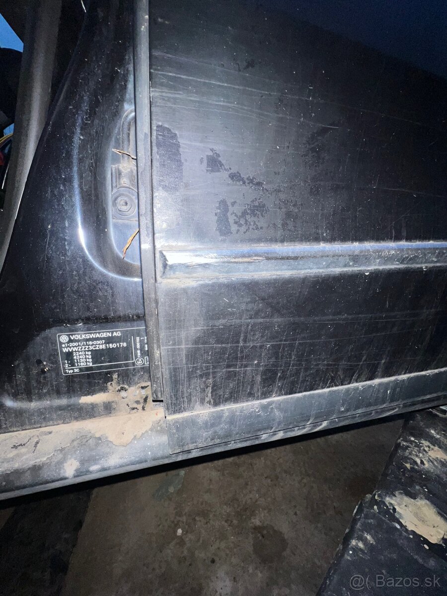 Zadne dvere Passat b6 combi čierna - 7