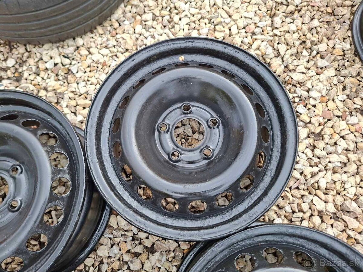 Plechové disky Renault R15, 5x114,3 - 7