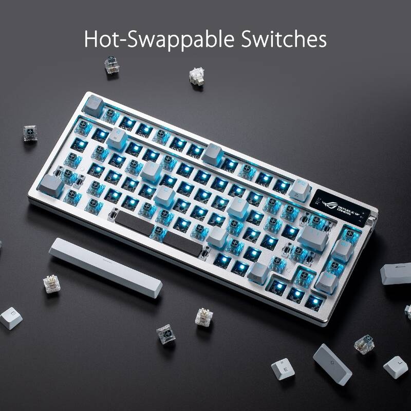 P: ASUS ROG AZOTH Moonlight White (ROG NX Snow / PBT) – US - 7