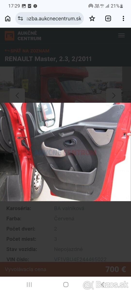 Renault Master 2,3 107kw rok 2011 - 7