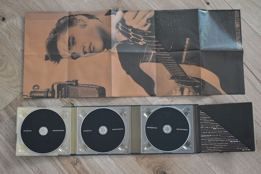 Elvis Presley Hitstory - 3 × audio CD set + plagat - box set - 7