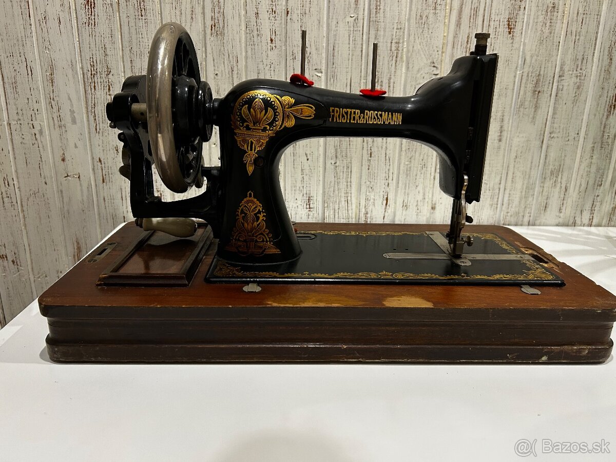 Starožitný šijací stroj Frister & Rossmann - 7