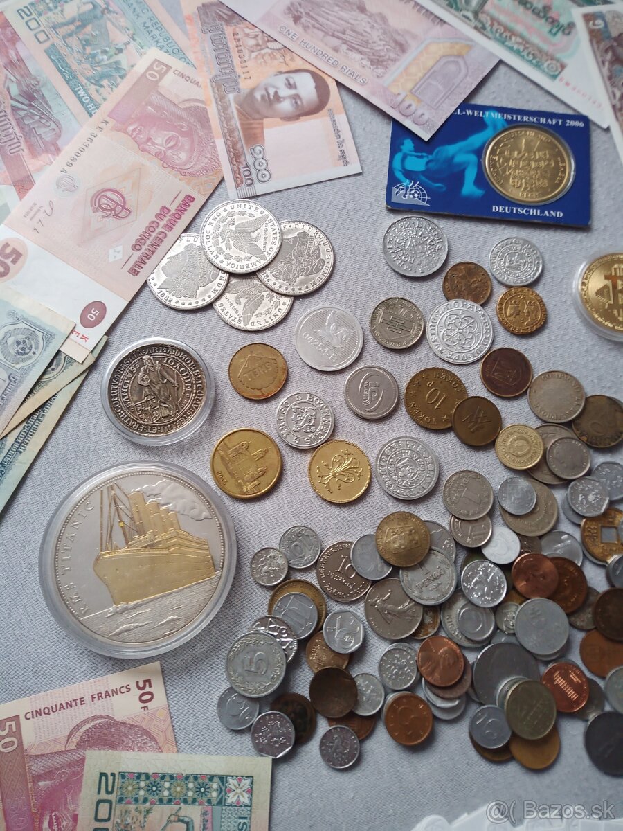 Mince bankovky pohľadnice púzdra obaly - 7