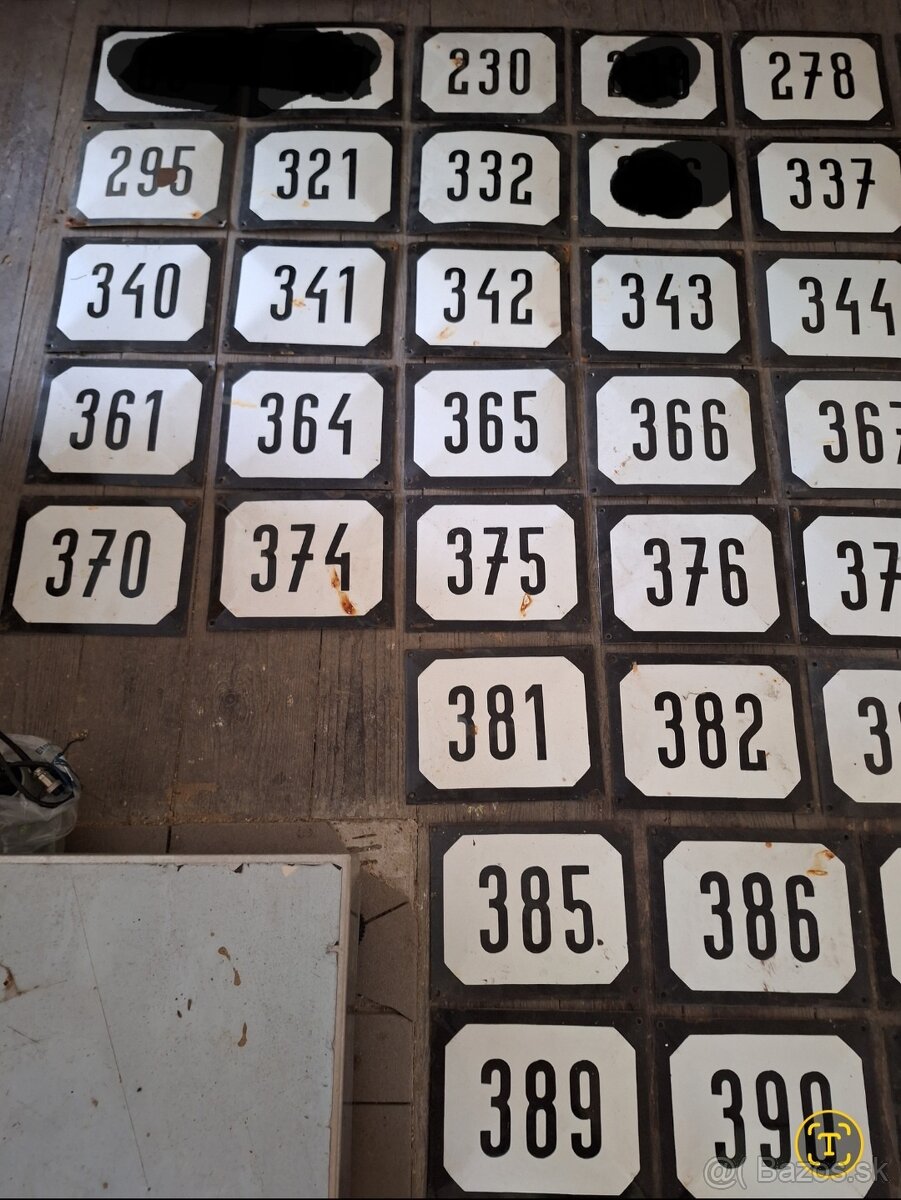 Smaltované čísla - 7