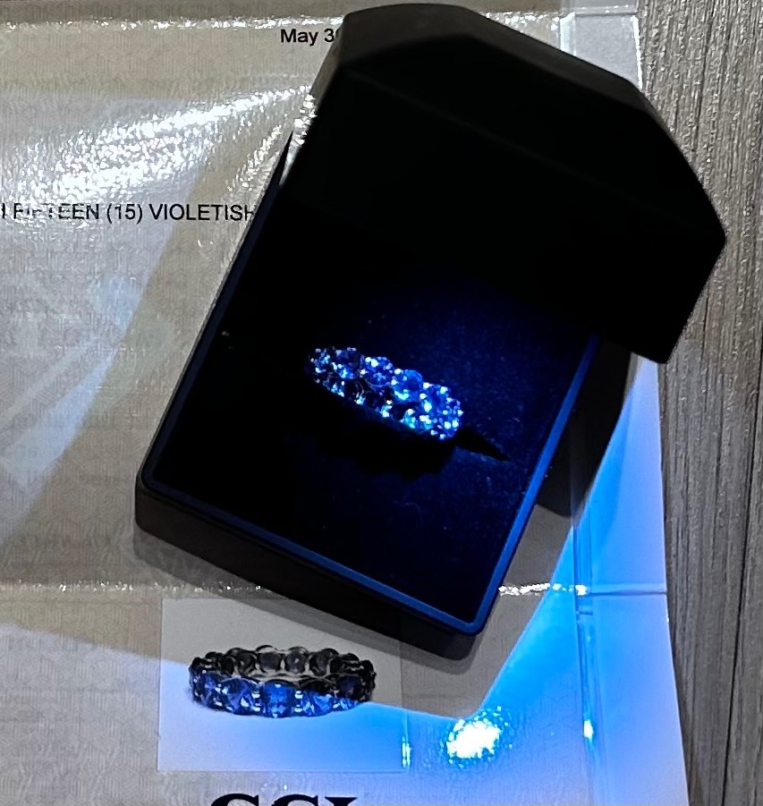 Zlatý prsteň Tanzanit - 7