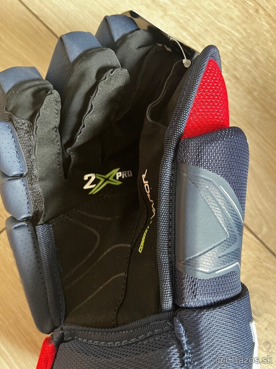 Rukavice BAUER 2X Pro 14" modro/červené - 7