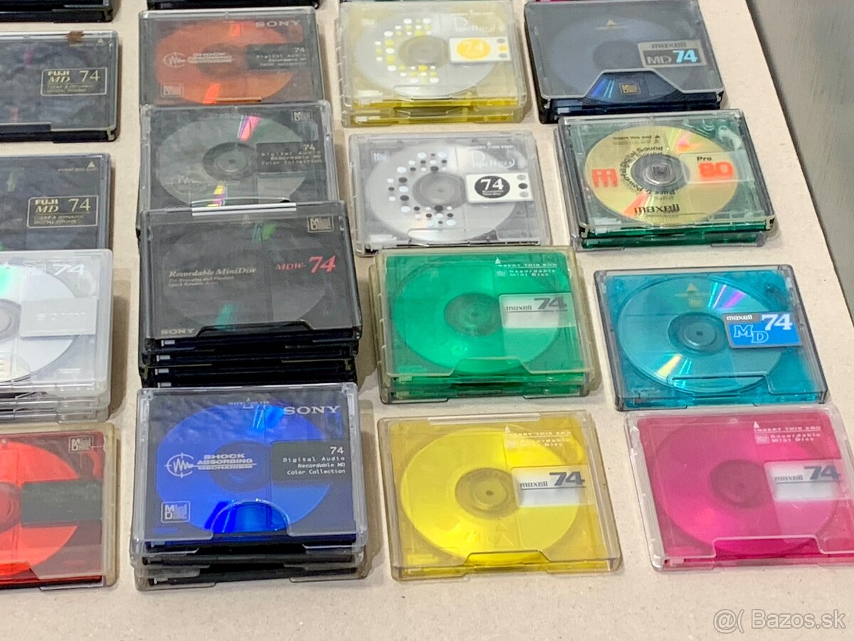 Sony. Maxell. TDK. BASF. FUJI … minidisk - 7