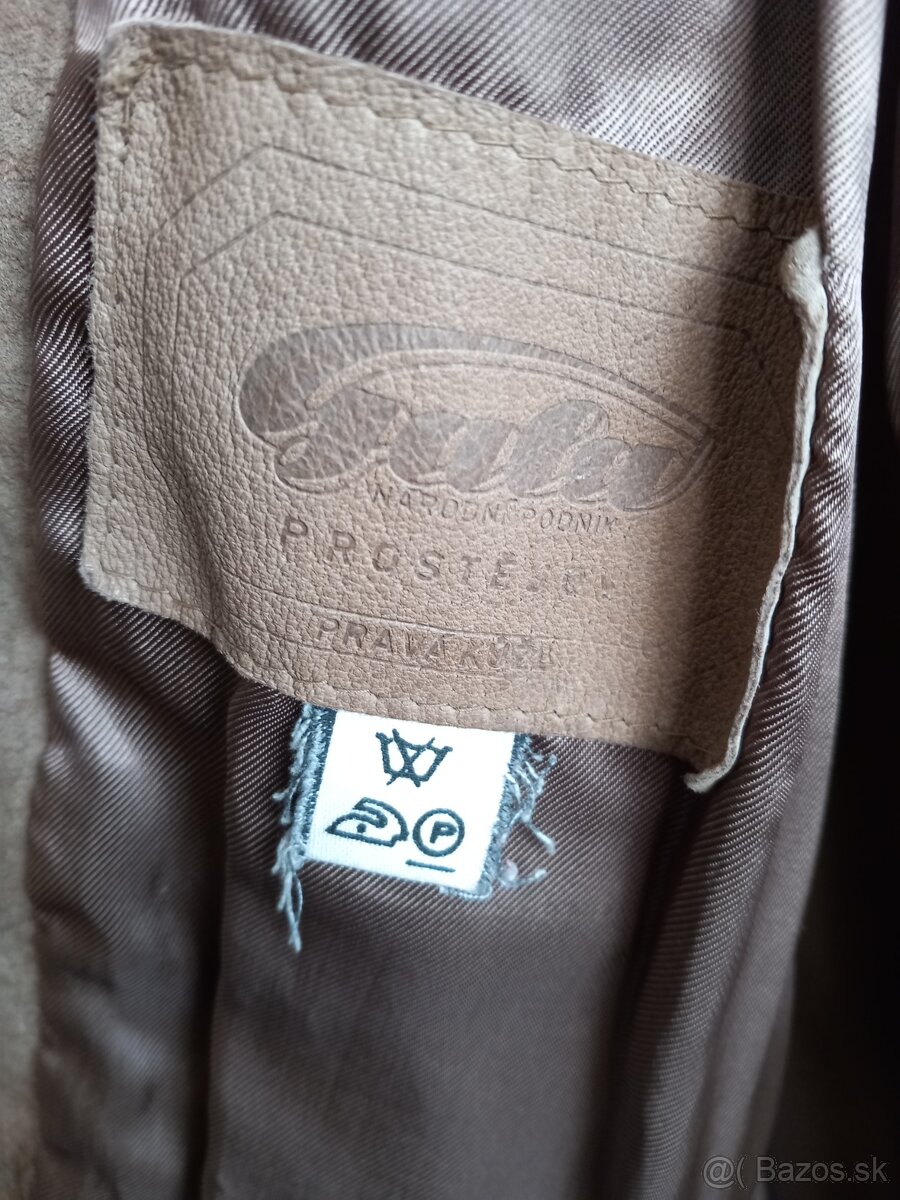 Kožená bunda hnedá - 7