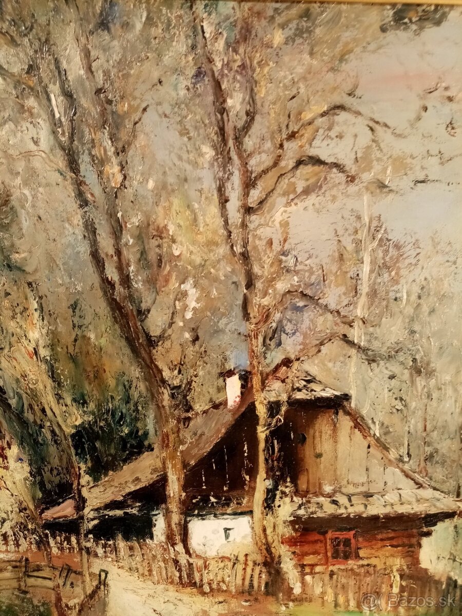 profesor Vojtech Doležil - olejomaľba (obraz) + kniha - 7