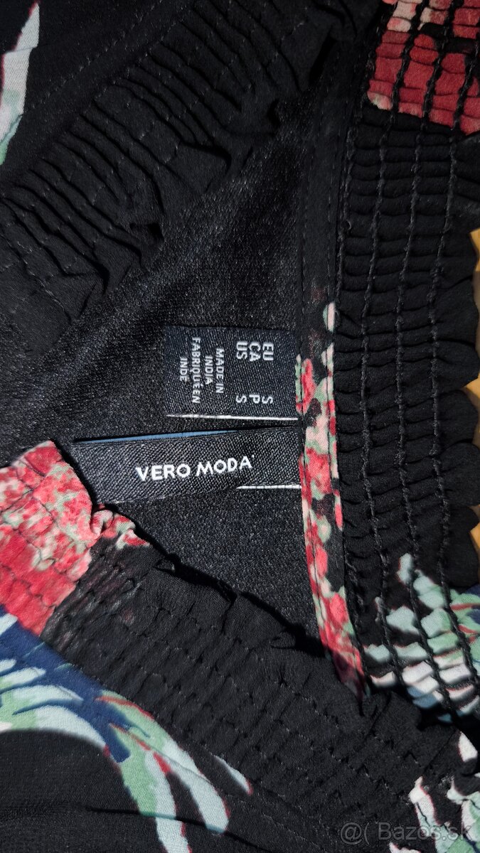 Čierne vzorovaná šaty - 7