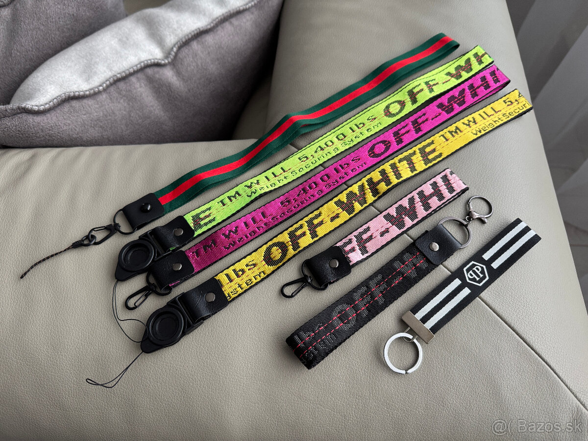 Štýlové šnúrky značky Off-white, GG, PP - 7