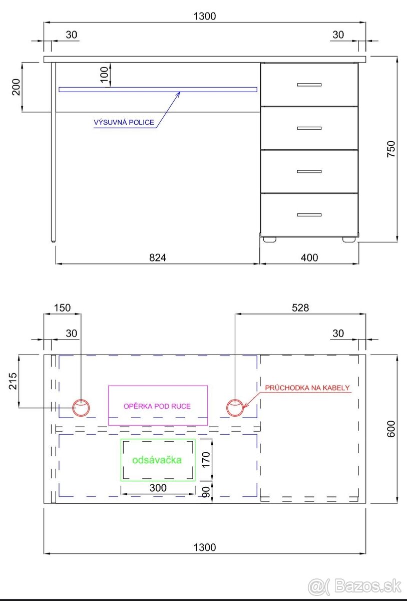 Manikérsky stol,lampa,odsavacka - 7