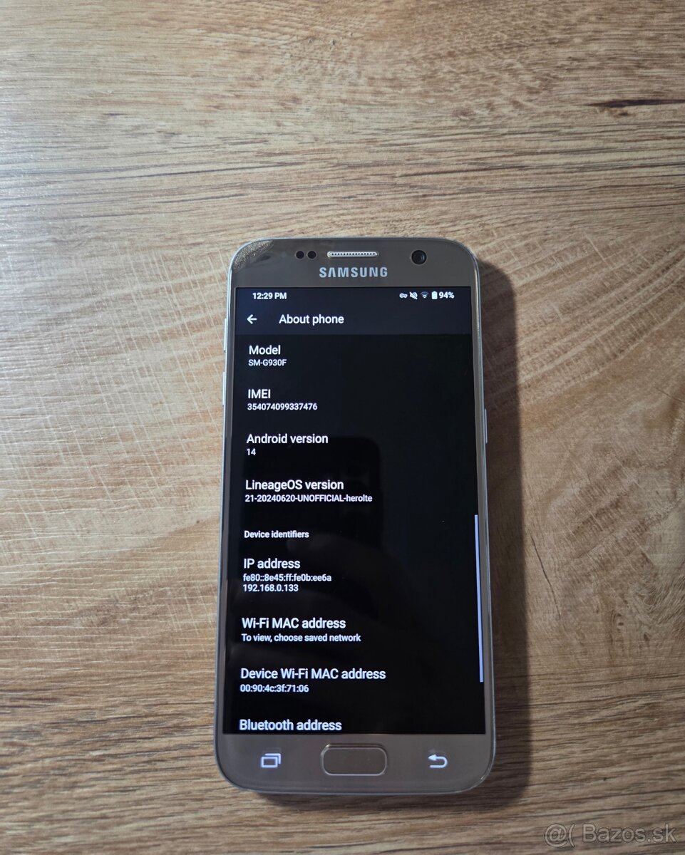 Samsung Galaxy S7 Gold Android 14 Custom ROM - 7