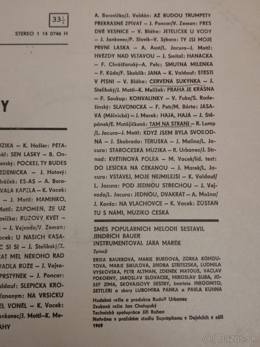 LP platne Ľudovky 2 - 7