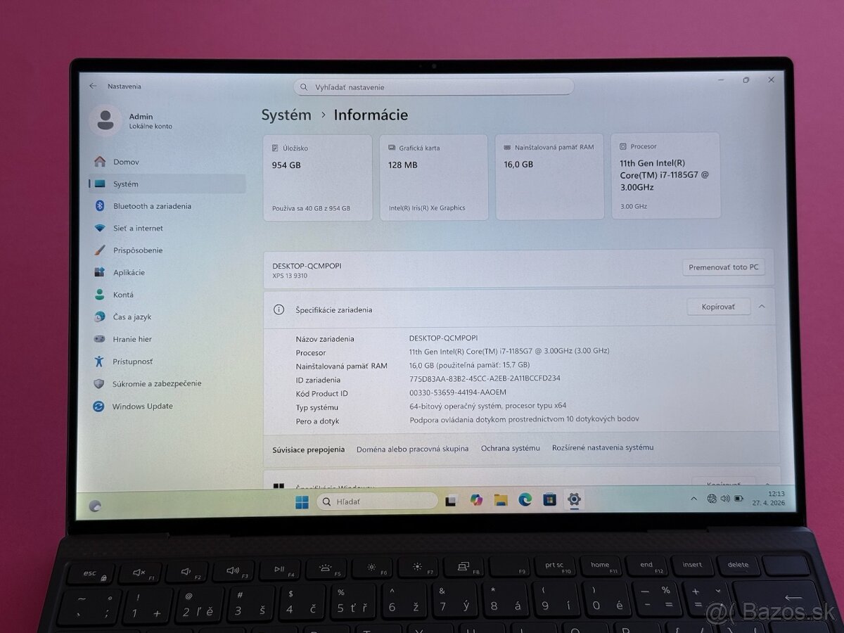 Dell XPS 13 9310 13” 16GB / 1TB - 7