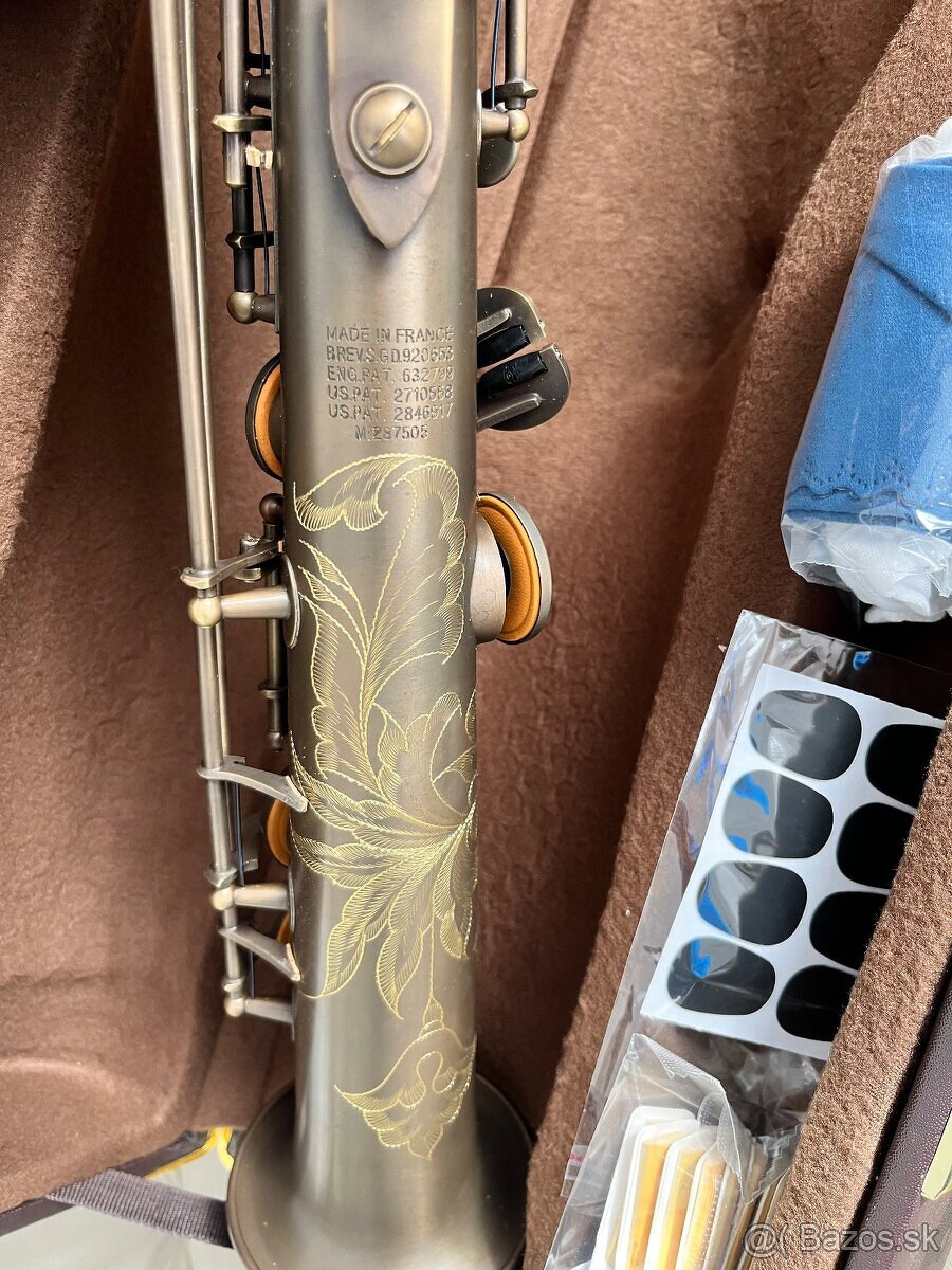 Predám nový B- SOPRÁN saxofón- kópia k modelu SELMER MARK VI - 7