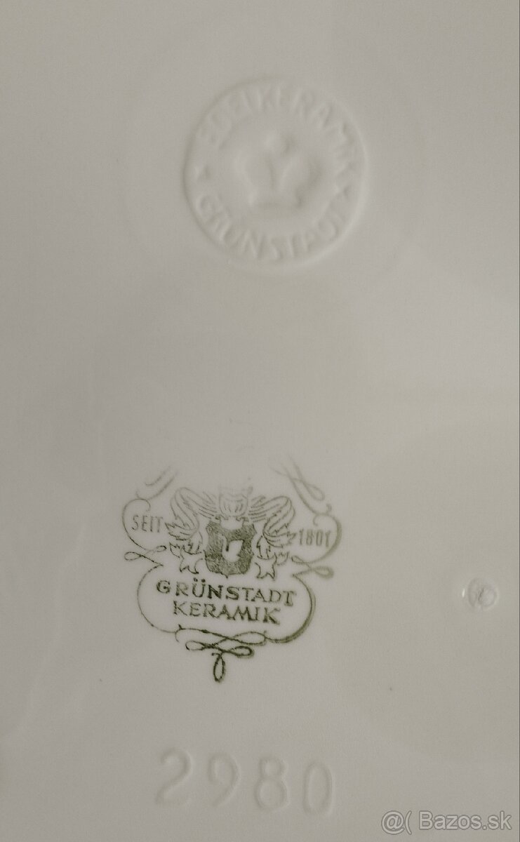 Keramický, servírovací podnos - 7