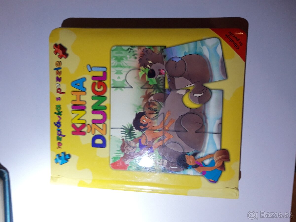 Pekné knižky s puzzle - 8ks - 7