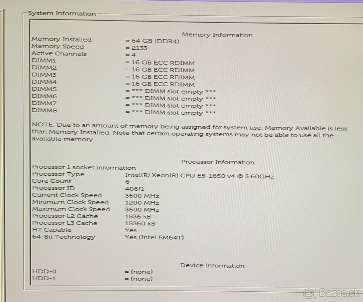 Dell precision 5810 Tower s Raidom 64GB RAM - 7